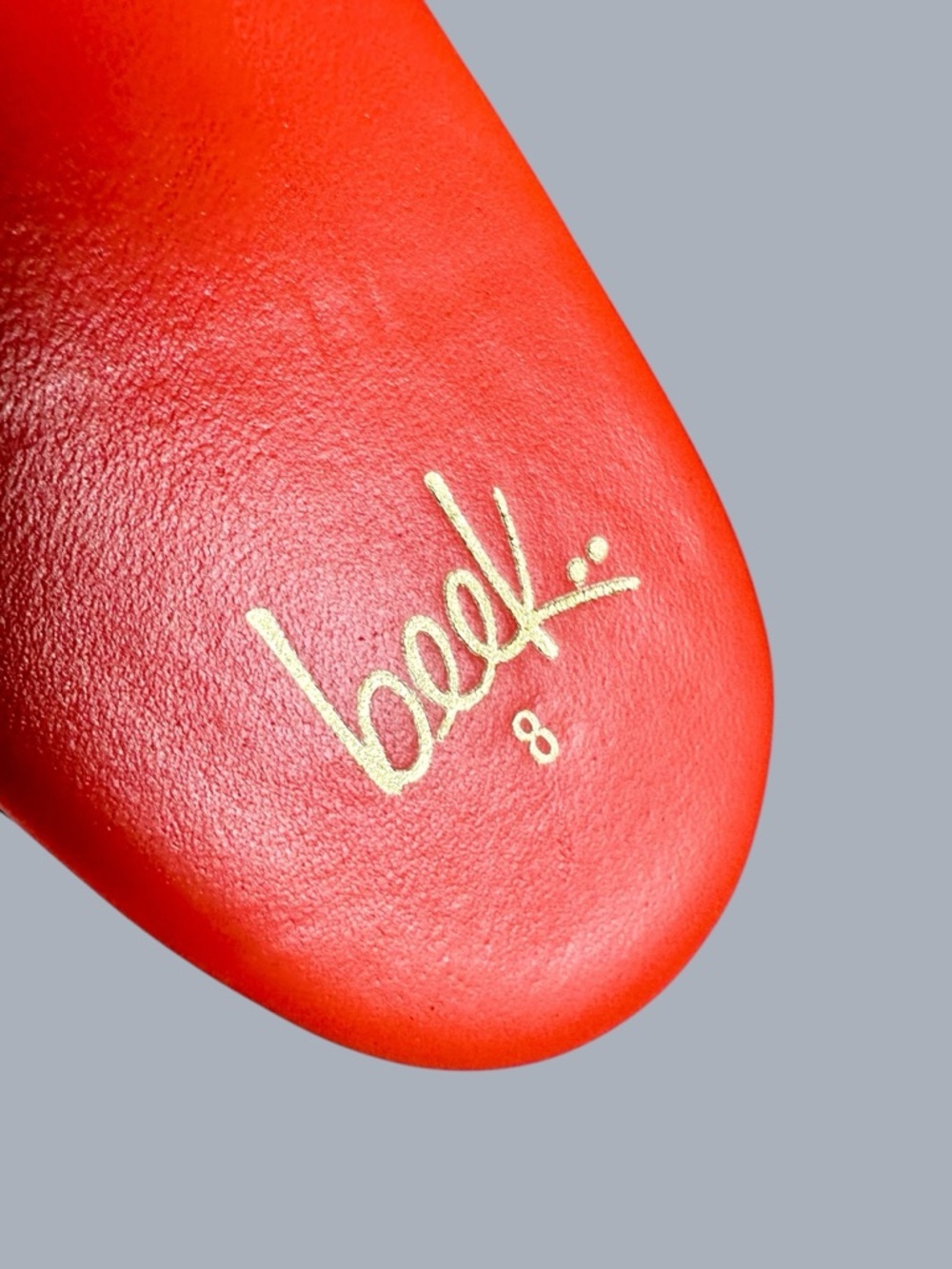 Beek Women’s Sugarbird Slide Sandals in Tangerine - Picture 9 of 13